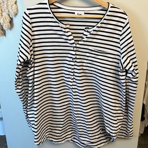 BAE The Label long sleeve. Nursing/Maternity shirt. Size Large